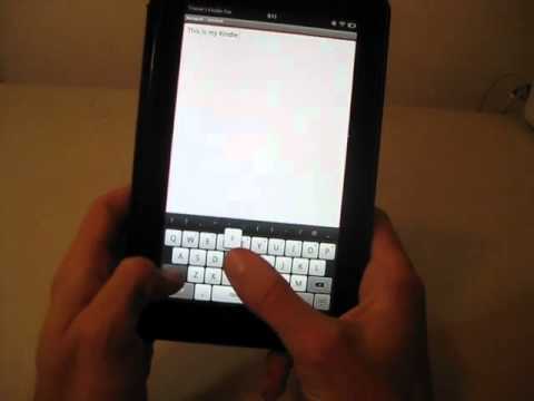 Typing on the Kindle Fire - Using the Kindle Fire&rsquo;s Keyboard