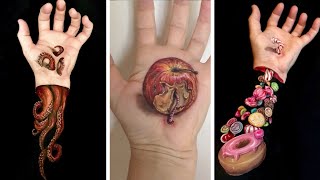 Spooky 3D Body Art