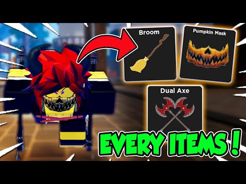 All HALLOWEEN Event Items Showcase