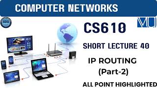 CS610 Lecture 40 | CS610 Short Lectures | Computer Network