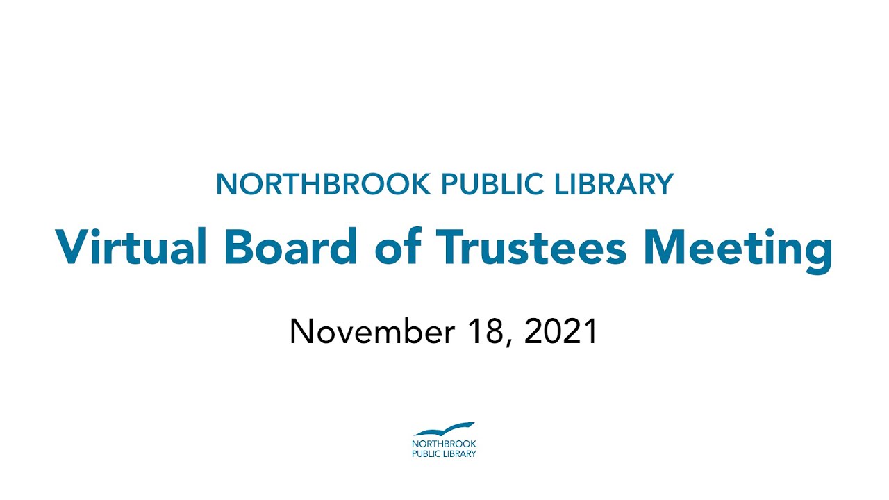 Library Board of Trustees Meeting November 21, 2021 - YouTube