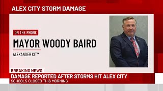 Damage reported after storms hit Alex City