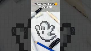 🎃Cute Pixel Art Ideas👻!? #pixel #pixelart #pixelartideas