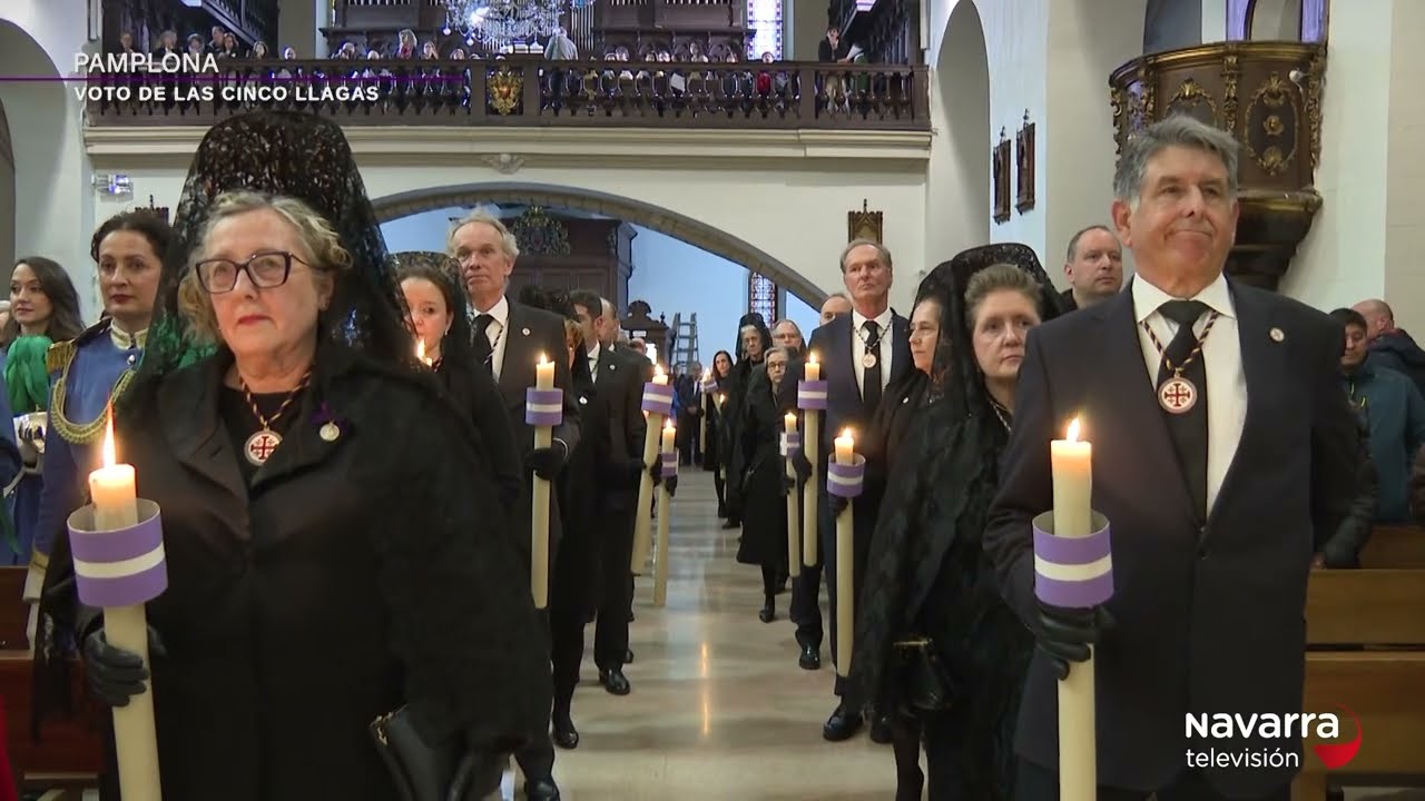Pamplona renueva el voto de las Cinco Llagas
