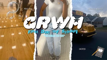 GRWM: First Day Of School *Freshman Year*  + MINI VLOG ☆ || back to school ✏️||  Bra’niyah Mandisa 