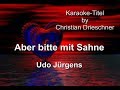 Aber bitte mit sahne vers 1  udo jrgens  karaoke