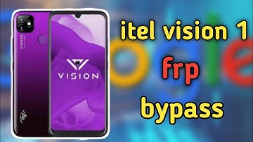 ITEL VISION 1 FRP BYPASS | itel  L6005 frp google account remove