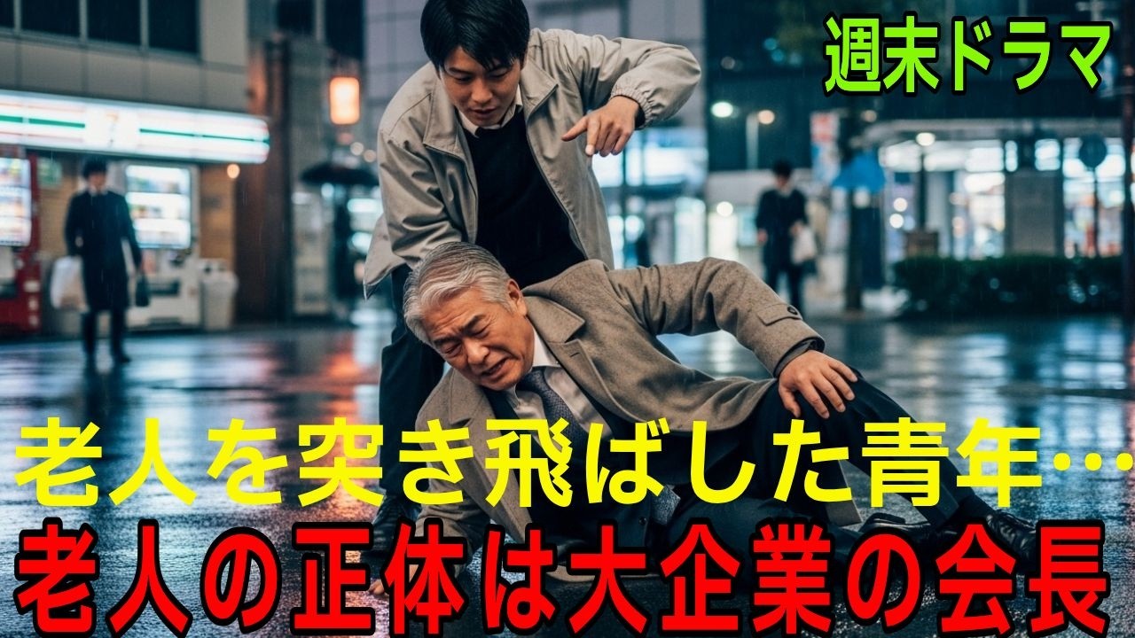 老人を突き飛ばした青年…翌日、世界がひっくり返った