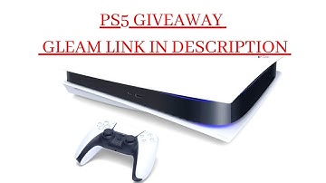 Ps5 giveaway gleam link in description