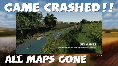 Farming simulator 19 Game crashed on my PlayStation 4,