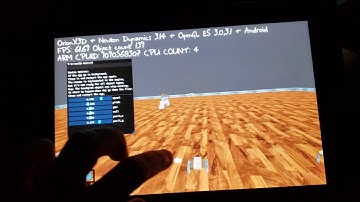 OrionX3D + Newton Dynamics + Demo Android - Hexapode v2 2018