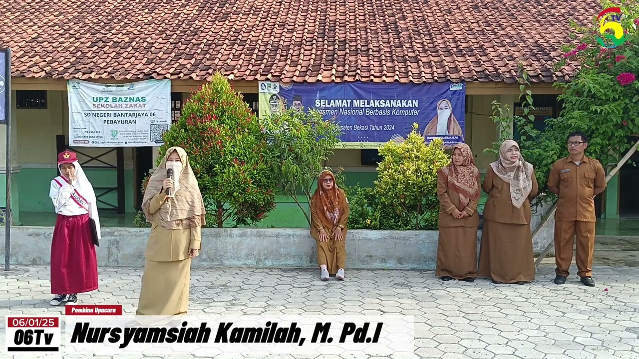 Amanat Pembina Upacara " Hari pertama sekolah semester 2"