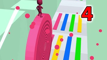 Layers Roll - Level  19-23  - Gameplay Walkthrough - All Level (iOS, Android)