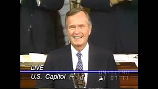 George H W Bush Address Before a Joint Session 9/11/90