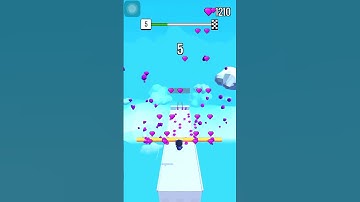 Roof Rails | completing all levels Walkthrough game play level 8 android, iOS #Shorts #Roofrails