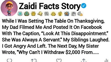 While I Was Setting The Table On Thanksgiving, My Dad Filmed Me And Posted It On...Reddit Story