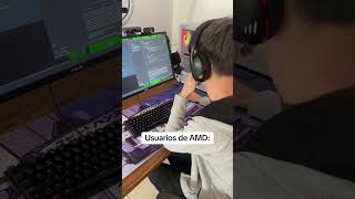 Usuarios de AMD vs usuarios de INTEL #pc #pcsettings #gamer #nvidia #tech #pcgamer #fortnite