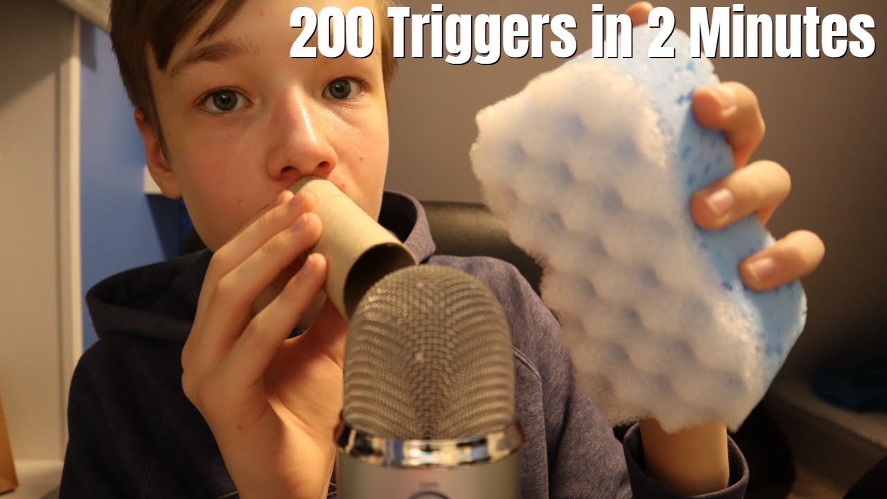 ASMR 200 Triggers In 2 Minutes