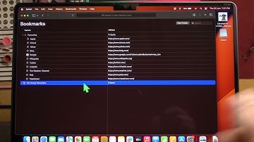 How To Manage Bookmarks In Macbook Air M2 2023