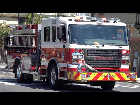 Atlantic City Fire Department Engine 1 Responding