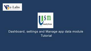 USM - General Settings and Manage Application Data screenshot 2