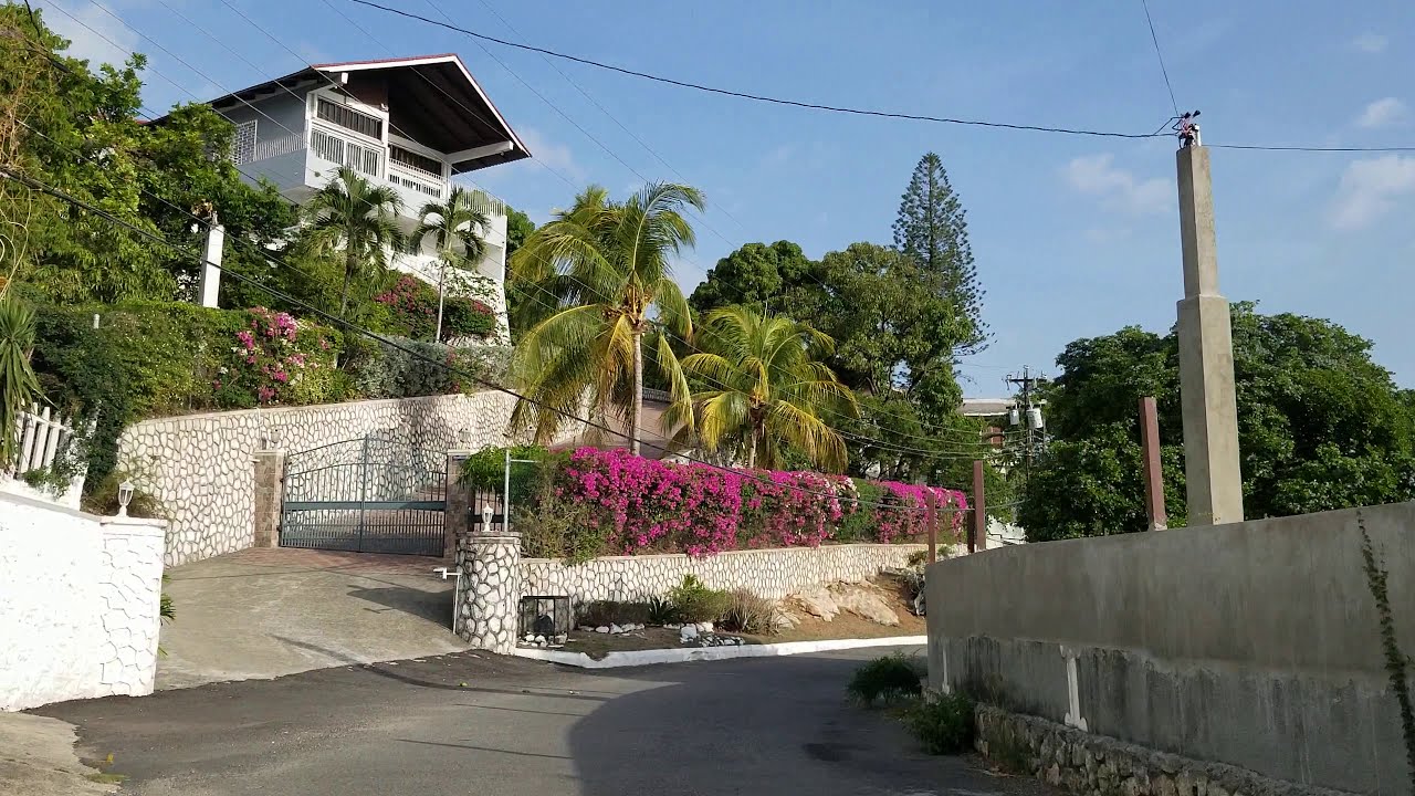 Driving through Beverly Hills Jamaica YouTube