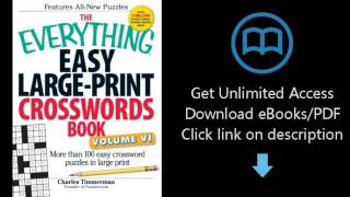 The Everything Easy Large-Print Crosswords Book, Volume VI: More Than 100 Easy Crossword Puzzles in
