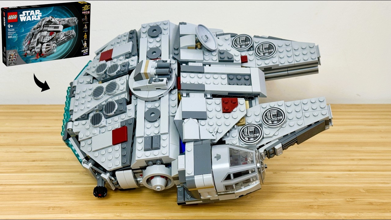 モーニングスター　フレイル型 LEGO MOC-255534 The SMARTER Hole-Free Millennium-Falcon