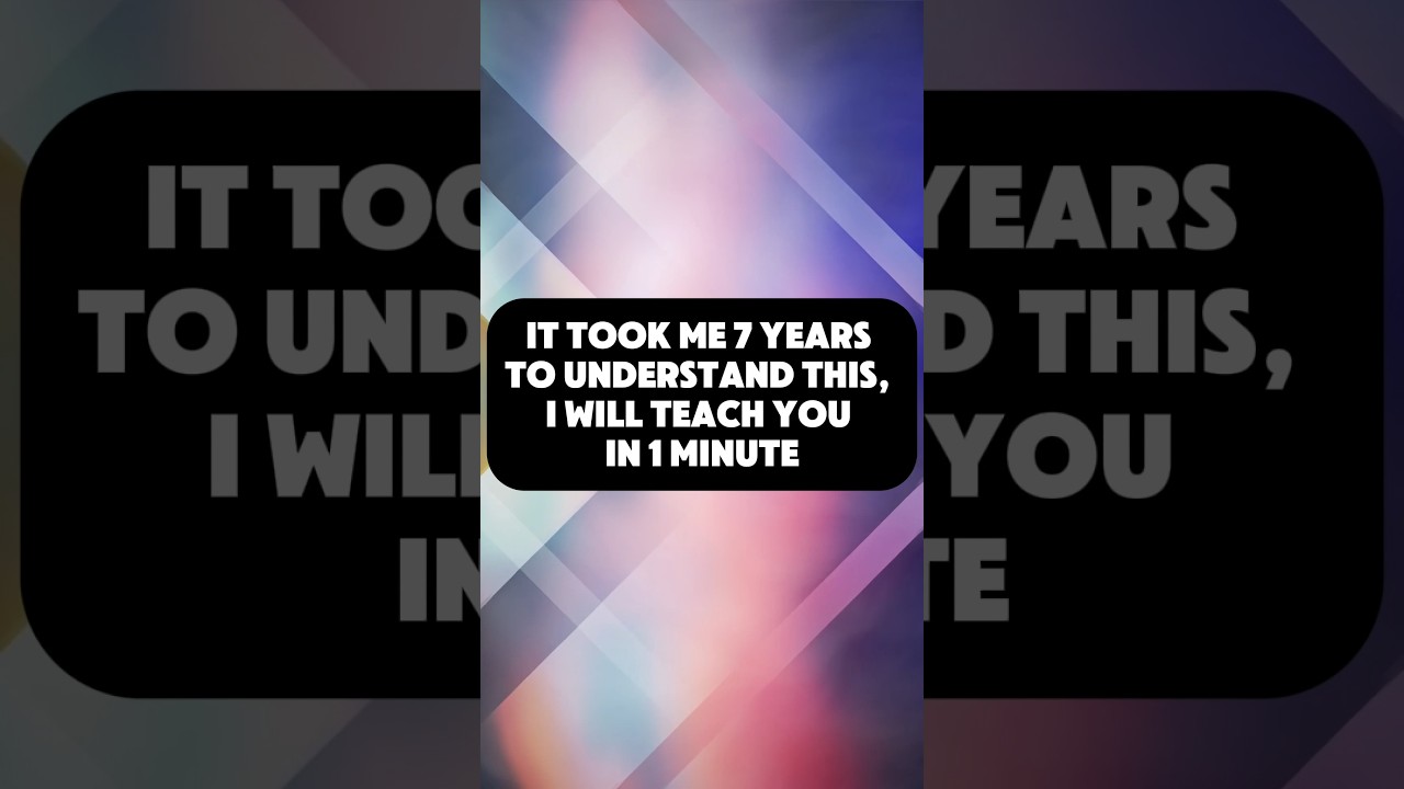 7 Life Changing Lessons in 1 Minute 