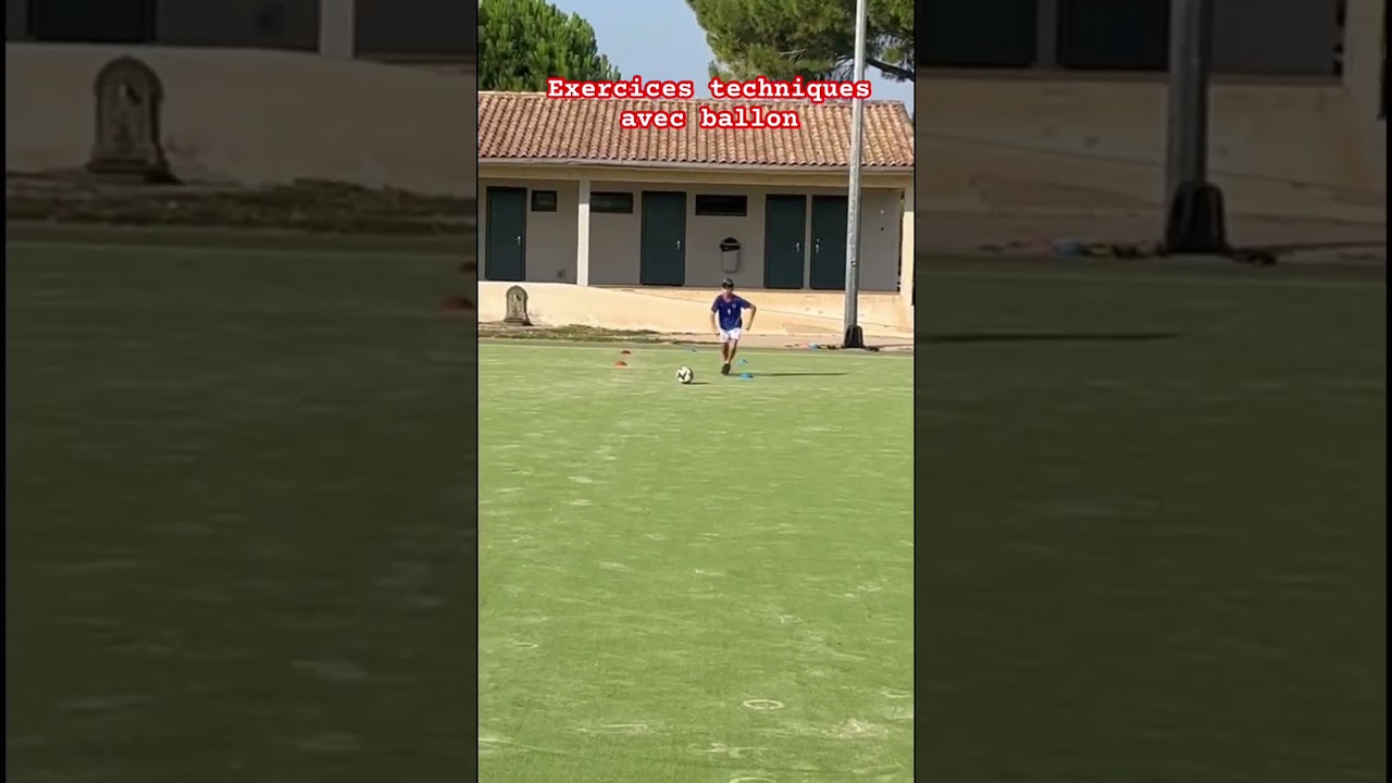 Exercices techniques avec ballon