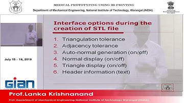 GIAN Program- Prof.Lanka Krishnanand NIT Warangal Day 2 session 3