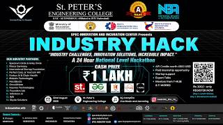 INDUSTRY HACK 2026 🚀 | 24-Hour National Level Hackathon | St. Peter’s Engineering College