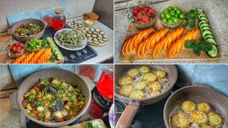 ВКУСНЫЙ УЖИН У МАМЫ😍5 ПРАВИЛ ВКУСНОЙ,ЖАРЕНОЙ КАРТОШКИ😋Я НАУЧУ ВАС ЖАРИТЬ КАРТОШКУ КАБАЧКОВАЯ ЗА-КА