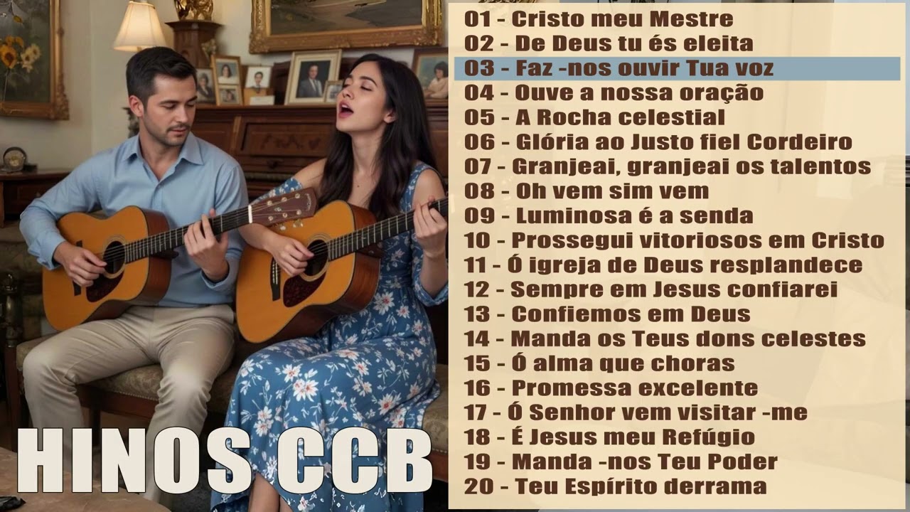 ♫ HINOS CCB do 01 ao 20 ♫ Coletânea 01 ♫