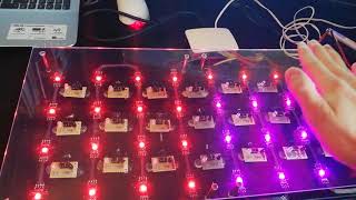 Interactive LED surface - project demo