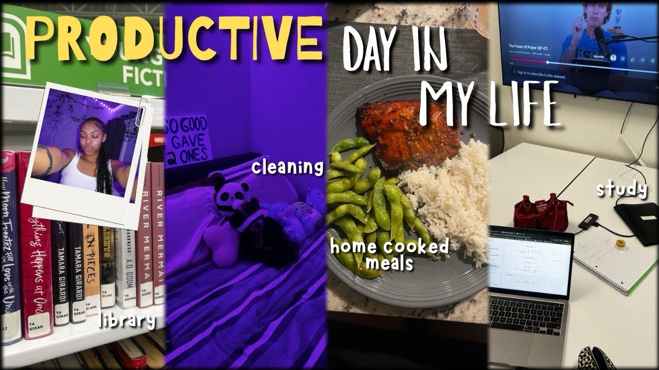 PRODUCTIVE DAY IN MY LIFE VLOG | chit chat, studying, cleansing, etc.
