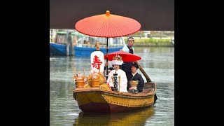 Japanese Iris Festival and Bridal Boat - Suigo Itako Ayame Matsuri and Yomeiribune 水郷潮来あやめまつり