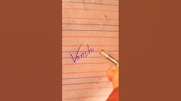 how to write your beautiful name in cursive writing | cursive writing for beginner #video #viral