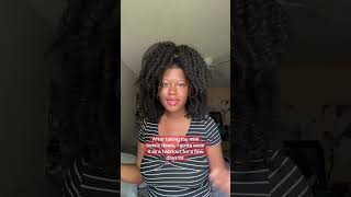 Gotta rock that twist out after wearing mini twists 😍 #shorts #naturalhair