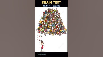 🧠 Can you spot all 5 hidden objects in just 15 seconds? #brainteaser #spotthedifference