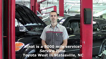 What is a 5000 mile service on a Prius?