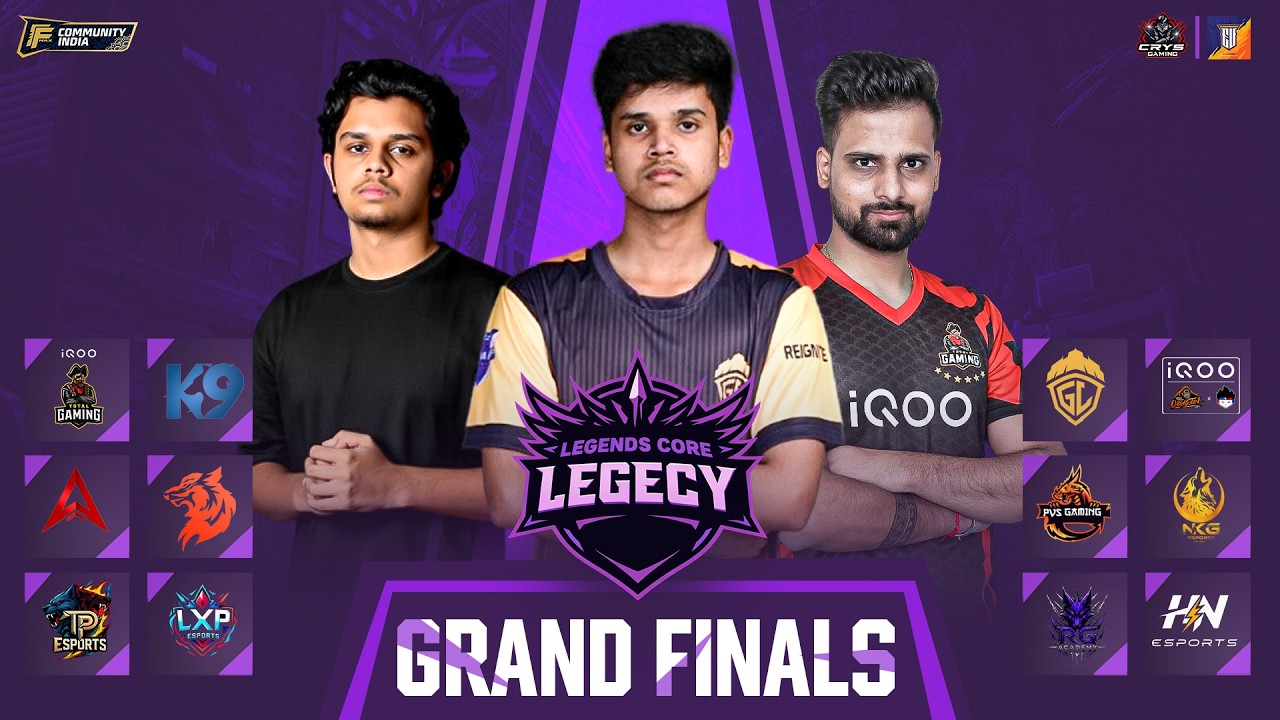 LCL GRAND FINAL || FT :- IQOO TOTAL GAMING, IQOO TSG, k9 And more