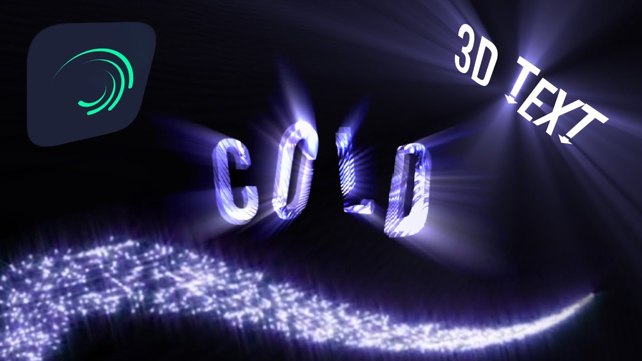 3D TEXT TUTORIAL on ALIGHT MOTION! (not only for 4.0) - YouTube