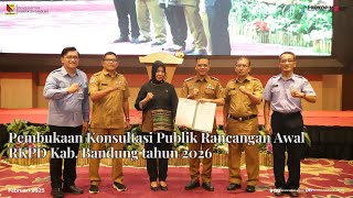 PEMBUKAAN KONSULTASI PUBLIK RKPD