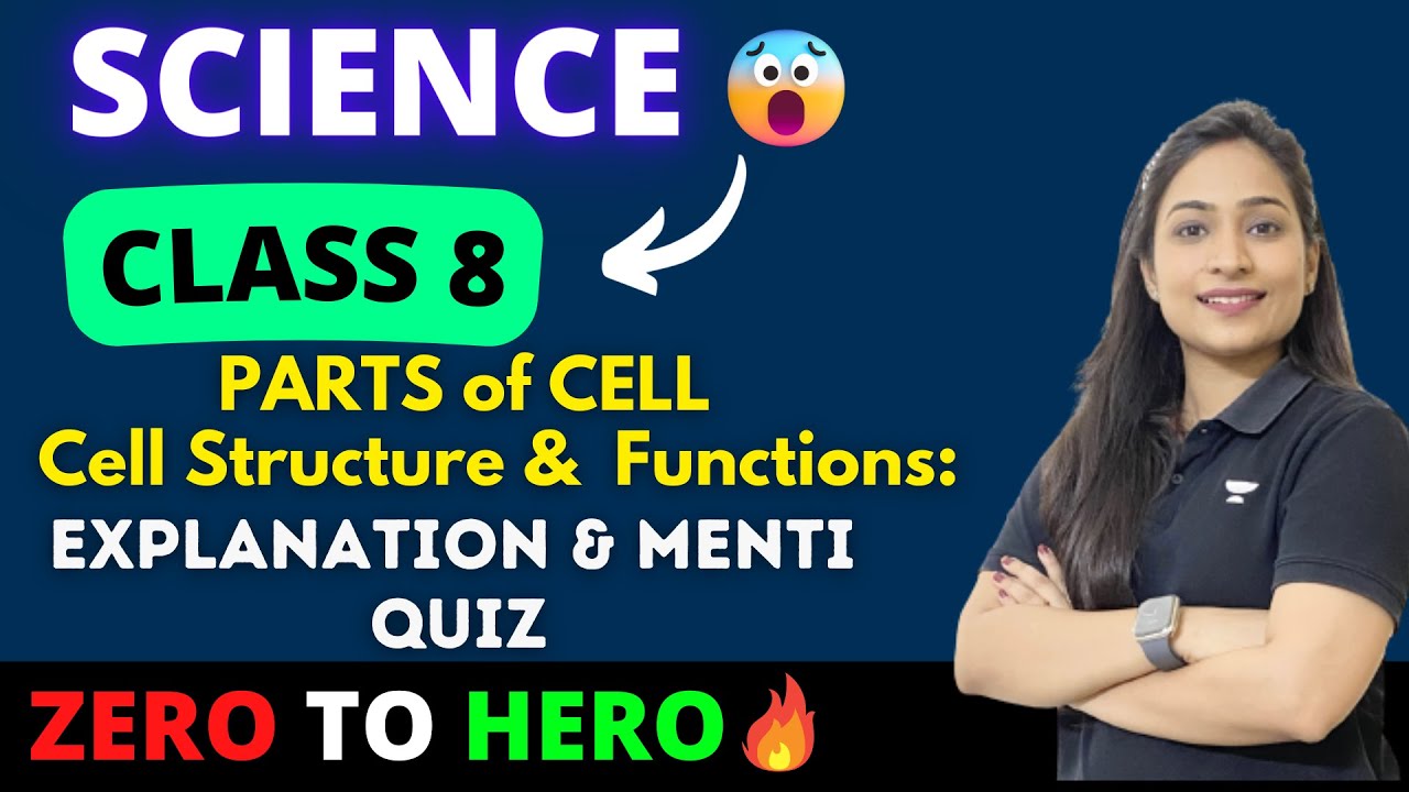 Parts of Cell - Structure & Functions 🔥| Explanation & Menti Quiz ...