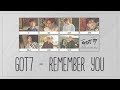 [Karaoke + THAISUB/SUBTHAI] GOT7 - Remember You