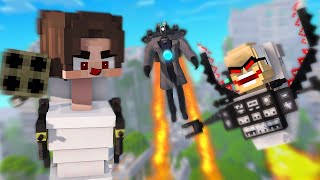 Skibidi Professor İle An Cameramana Saldirdik - Minecraft