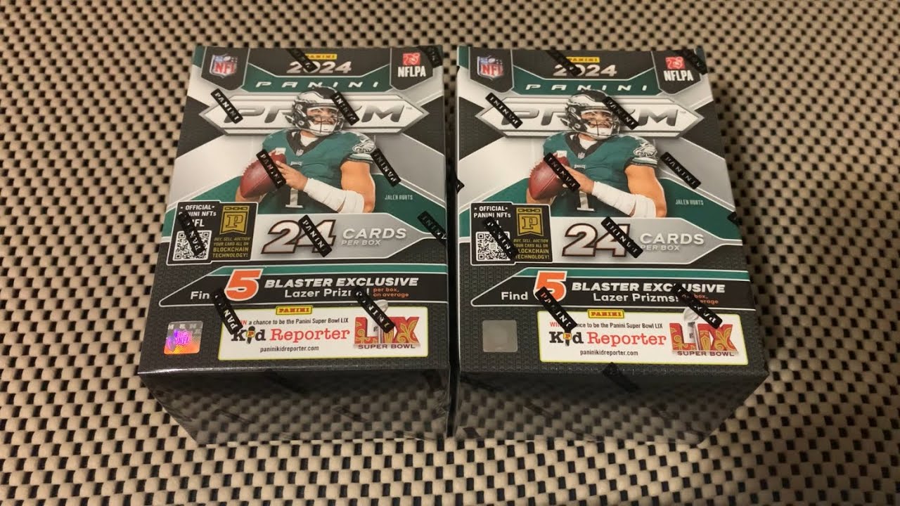 2024 Prizm NFL Blasters,Lazer Prizms! Retail SSP Red RC