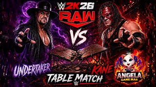 Undertaker vs Kane WWE RAW Netflix 23 April 2026 Table WWE 2K26 - FULL MATCH 