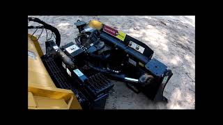 CAT 79' skid steer 6 way dozer blade  review & thoughts
